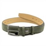 NUBUCK BELT WITH MATTE GUNMETAL HARDWARE - Image 14