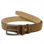 NUBUCK BELT WITH MATTE GUNMETAL HARDWARE - Image 18