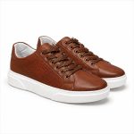 MONOCHROME SNEAKERS WITH CONTRAST SOLE - Image 2