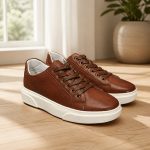 MONOCHROME SNEAKERS WITH CONTRAST SOLE - Image 3