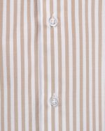 DEZIGN STRIPED WHITE COLLAR SLIM FIT SHIRT - Image 4