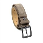 NUBUCK BELT WITH MATTE GUNMETAL HARDWARE - Image 33