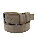 NUBUCK BELT WITH MATTE GUNMETAL HARDWARE - Image 35