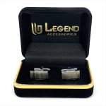 ROUND BRASS CUFFLINKS - Image 4