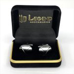 ROUND BRASS CUFFLINKS - Image 6