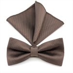 MICRO-PATTERNED BOW-TIE WITH HANDKERCHIEF - Image 106