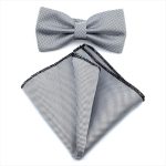 MICRO-PATTERNED BOW-TIE WITH HANDKERCHIEF - Image 114