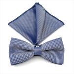 MICRO-PATTERNED BOW-TIE WITH HANDKERCHIEF - Image 66