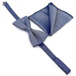 MICRO-PATTERNED BOW-TIE WITH HANDKERCHIEF - Image 70