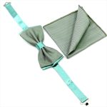 MICRO-PATTERNED BOW-TIE WITH HANDKERCHIEF - Image 95