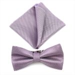MICRO-PATTERNED BOW-TIE WITH HANDKERCHIEF - Image 87