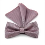 MICRO-PATTERNED BOW-TIE WITH HANDKERCHIEF - Image 42