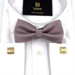 MICRO-PATTERNED BOW-TIE WITH HANDKERCHIEF - Image 43
