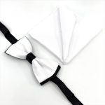 MICRO-PATTERNED BOW-TIE WITH HANDKERCHIEF - Image 105