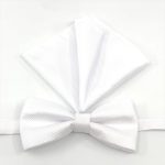 MICRO-PATTERNED BOW-TIE WITH HANDKERCHIEF - Image 80