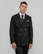 DZINE CROSSBODY 2PIECE SLIM FIT SUIT - Image 2