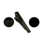 SET POLISHED-METAL TIE CLIP WITH CUFFLINGS - Image 4
