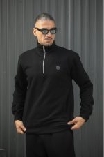HENRY HIGH NECK SWEATER WITH 1/4 ZIP - Image 3