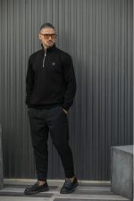 HENRY HIGH NECK SWEATER WITH 1/4 ZIP - Image 5