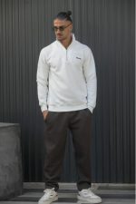 HENRY HIGH NECK SWEATER WITH 1/4 ZIP - Image 5