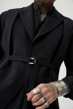 STEFAN SCULPTURAL CUTOUT BLAZER - Image 3
