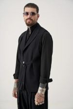 STEFAN SCULPTURAL CUTOUT BLAZER - Image 4