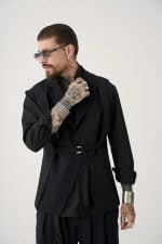 STEFAN SCULPTURAL CUTOUT BLAZER - Image 5