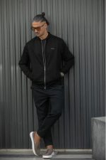 HENRY SUEDE LEATHER LIGHTWEIGHT CARDIGAN - Image 4