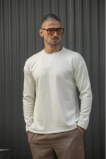 HENRY WAFFLE LONG SLEEVE LOGO TEE - Image 2