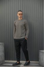 HENRY WAFFLE LONG SLEEVE LOGO TEE - Image 6