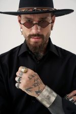 STEFAN GRAPHITE TEXTURED OVERSHIRT - Image 5