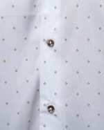 DEZIGN RHOMBUS PRINT COLLAR SHIRT - Image 3