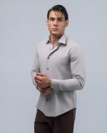DEZIGN TEXTURED DIAGONAL SHIRT - Image 2