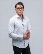 DEZIGN BIRDS-EYE TEXTURED SHIRT - Image 2