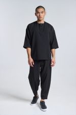 PCOC HALF BUTTONED SHORTSLEEVE T-SHIRT - Image 3