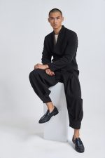 PCOC HOLE LOOSE FIT DOUBLE PLEATS TROUSERS - Image 6
