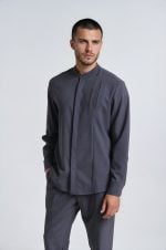 PCOC HOLE EASYWEAR MAO COLLAR OVERSHIRT