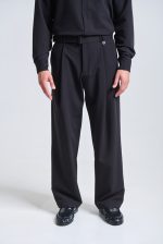 PCOC BELT SINGLE PLEATS LOOSE TROUSERS - Image 2