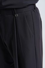 PCOC BELT SINGLE PLEATS LOOSE TROUSERS - Image 5