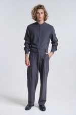 PCOC BELT SINGLE PLEATS LOOSE TROUSERS - Image 8