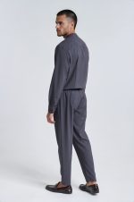 PCOC SIMPLE LINE PLEATS TROUSERS - Image 4