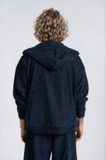 PCOC ZIP THROUGH TEXTURED LOGO HOODIE - Image 5