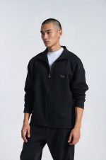 PCOC BRASHED FLEECE LOGO FULL ZIP TOP