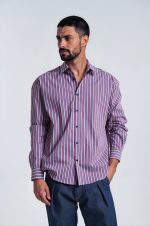 PCOC STRIPED SLIM FIT SHIRT - Image 2