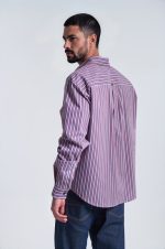 PCOC STRIPED SLIM FIT SHIRT - Image 3