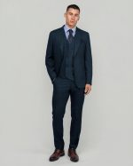 DEZIGN 3PIECE SLIM FIT SUIT IN PATTERNED - Image 3