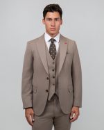 DEZIGN 3PIECE SLIM FIT SUIT IN PATTERNED - Image 4