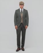 DEZIGN 3PIECE SLIM FIT SUIT IN PATTERNED - Image 3