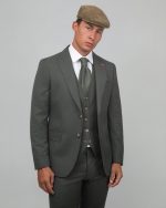 DEZIGN 3PIECE SLIM FIT SUIT IN PATTERNED - Image 4