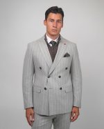 DZINE STRIPED CROSSBODY 2PIECE SUIT - Image 2